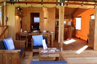 Luxury lodge with views over the Pyrenees