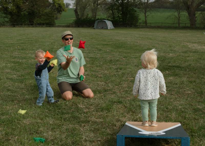 Tent camping for up to 10 people