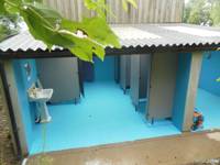 Grass pitch with electricity