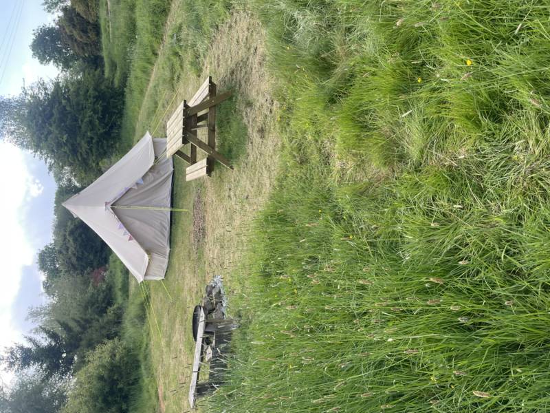 Bell Tent 4m - Charlie (unfurnished)