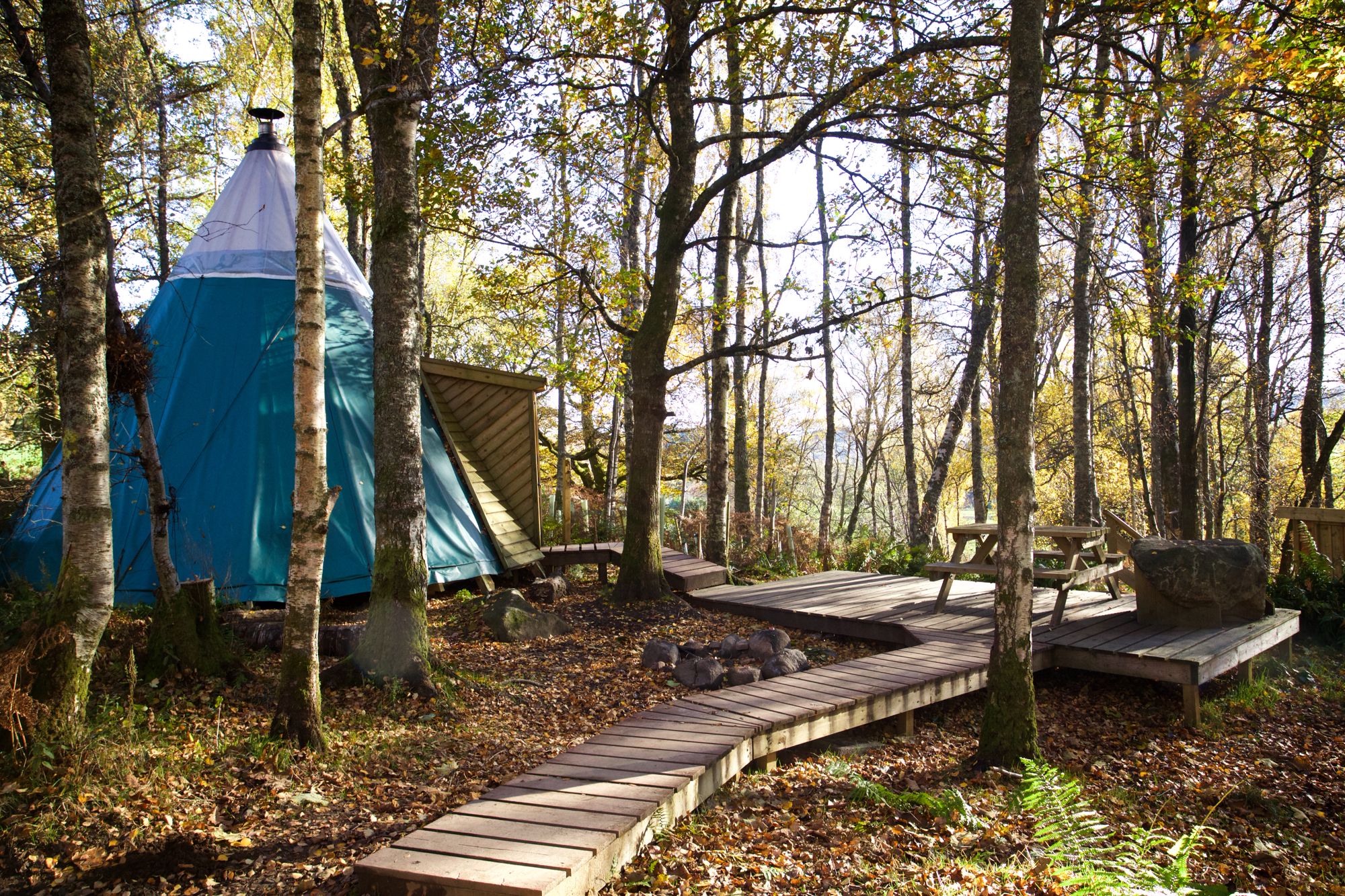 Glamping in Central Scotland holidays at Cool Places