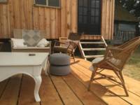 Child-free tipi glamping in a Norfolk meadow