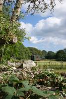 Shepherds hut set amid Wales' dramatic Black Mountains
