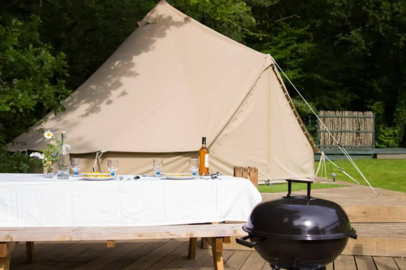 COSY 6m Bell Tent with Jacuzzi