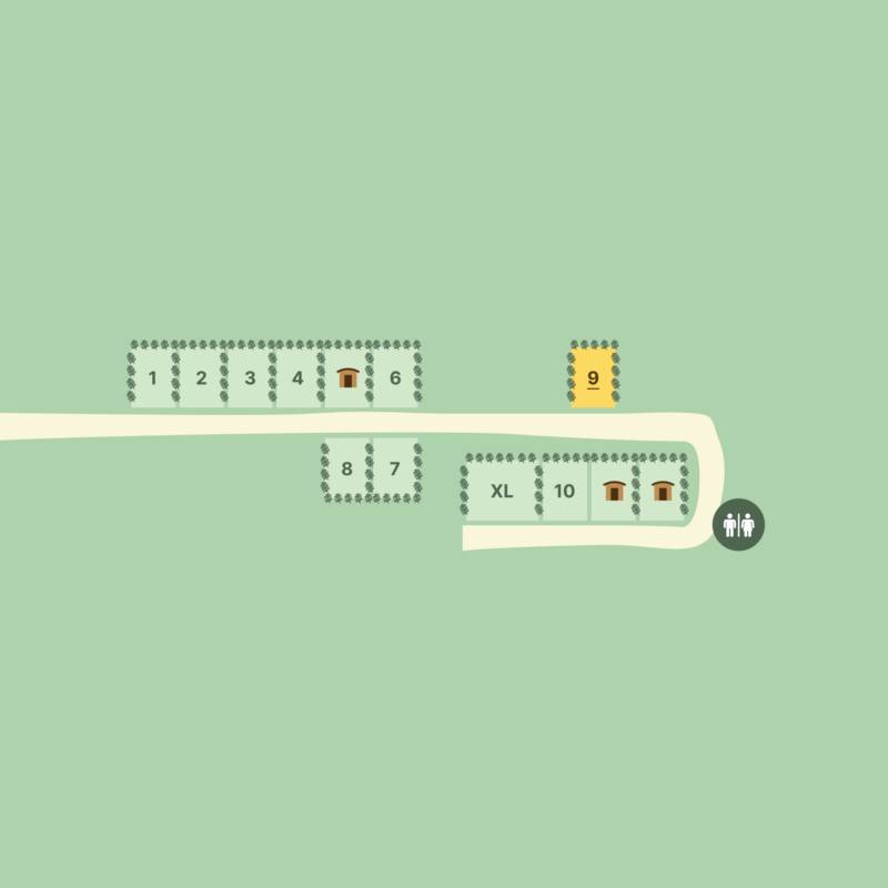 Pitch 9 - Tents Only! ⛺️