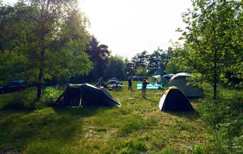Group Forest Tent Pitch