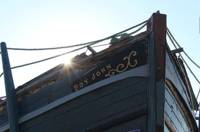 Glamping in a working boatyard