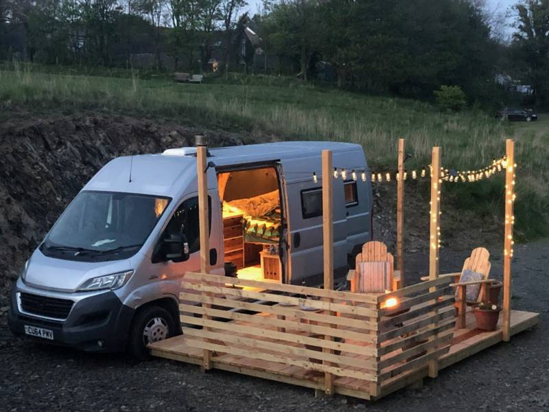 Premium campervan pitch