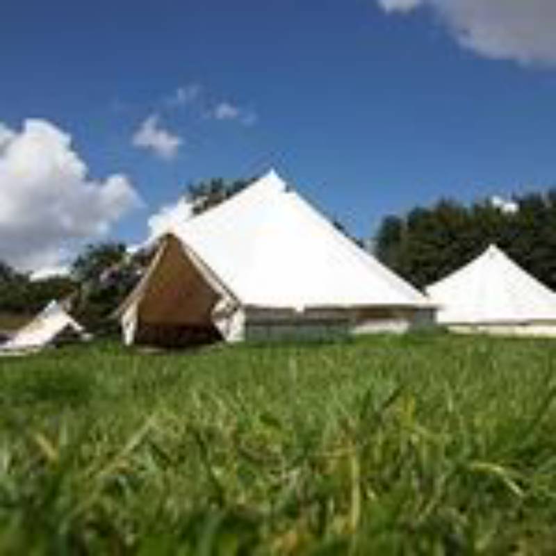 Pre-Pitched Empty Bell Tent