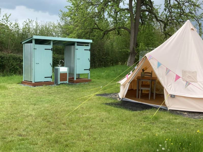 Glamping at the Homestead Norton Wood, Herefordshire HR4 7BP