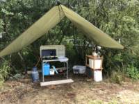 The Lily Pad -Emperor Bell Tent next to lake