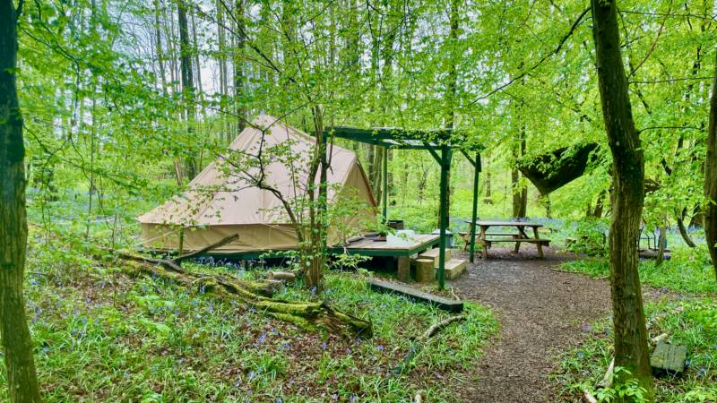 'Wild Glamping' Bell Tent