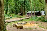 Canvas Lodge With Farmhouse Shower - sleeps 6