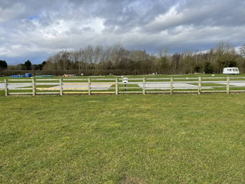 Pitch 17 Grass Pitch for a tent with EHU