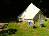 STAR Bell Tent 6m double bed grassland