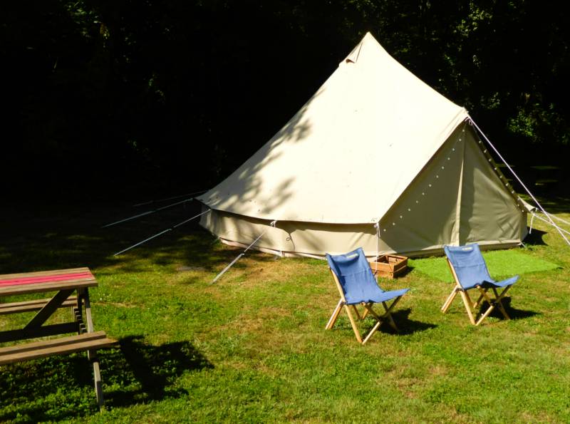 Luna Bell Tent 6m double bed grassland