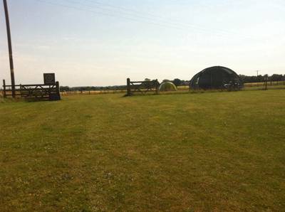 Grass Pitch with optional electric hook up.