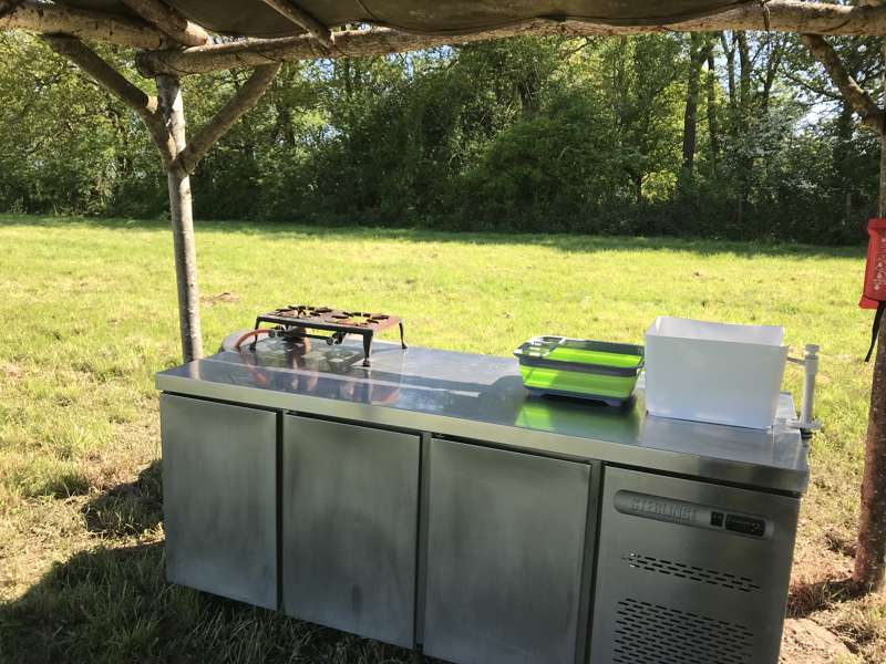 Ash Yurt - 16ft, with outdoor kitchen