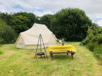The Lily Pad -Emperor Bell Tent next to lake