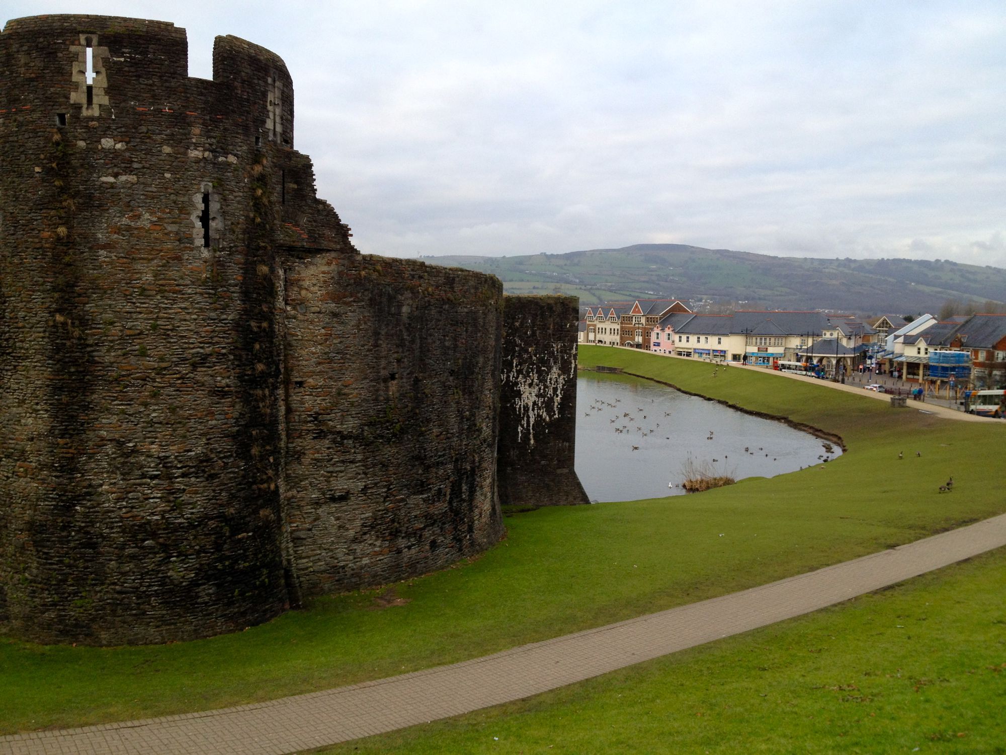 are dogs allowed in caerphilly castle