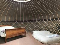 Oak Yurt - 18ft with outdoor kitchen