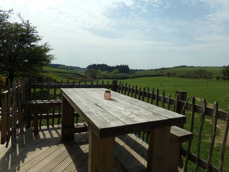 The Drovers Hut and hot tub