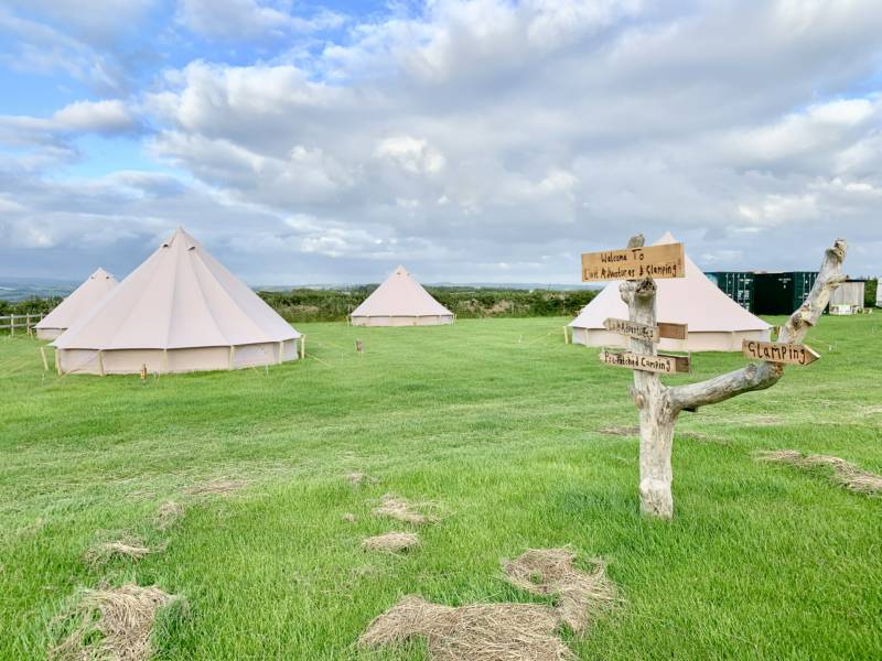 Pre-pitched Bell Tent No.1