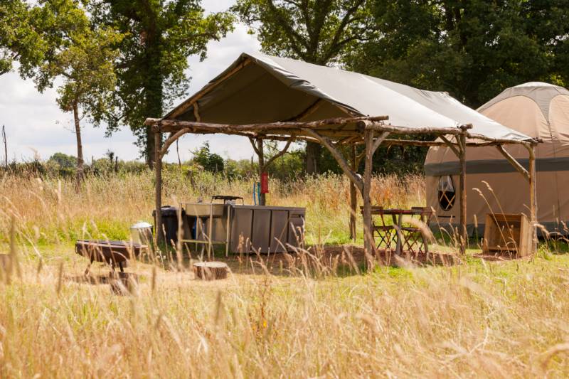Ash Yurt - 16ft, with outdoor kitchen