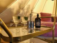 Bell tent tucked away in rural Cornwall