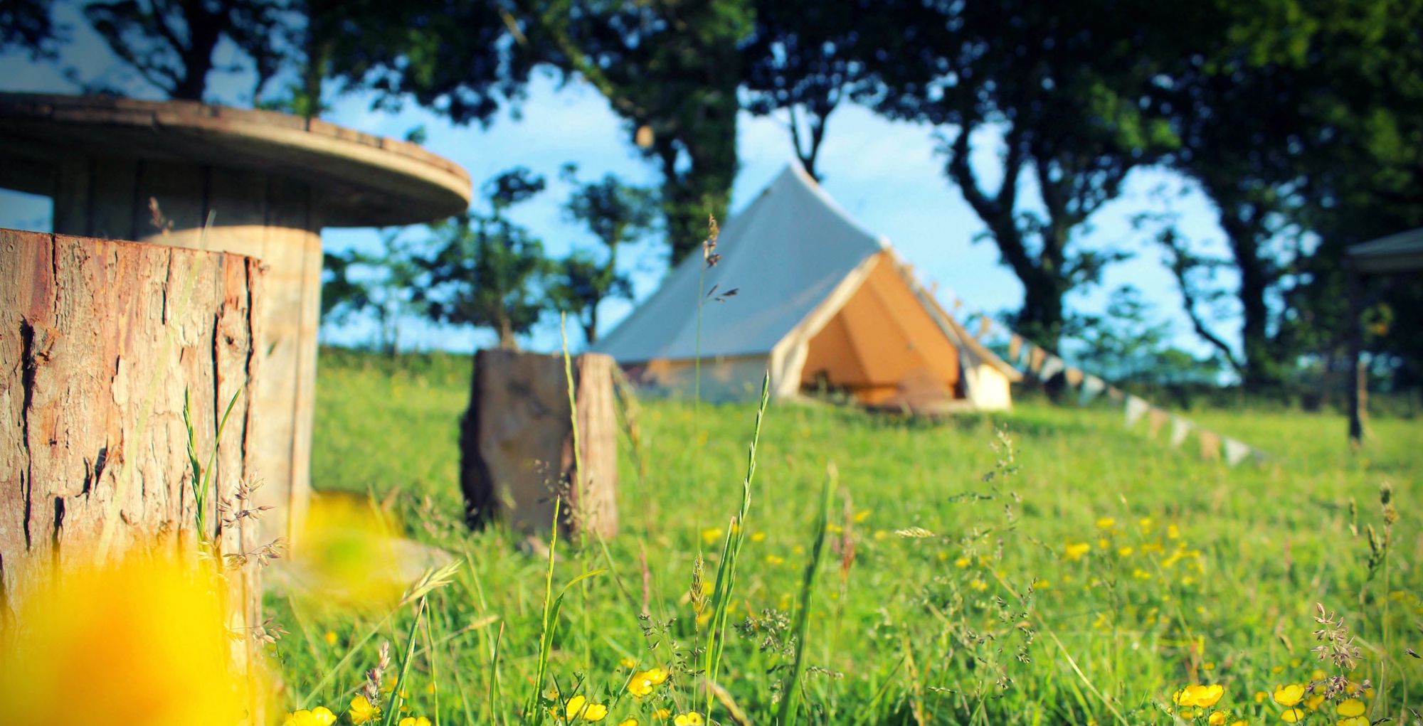 Bell Tent Glamping in Pembrokeshire