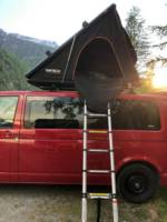Rooftop tent Campervan - Biarritz Airport