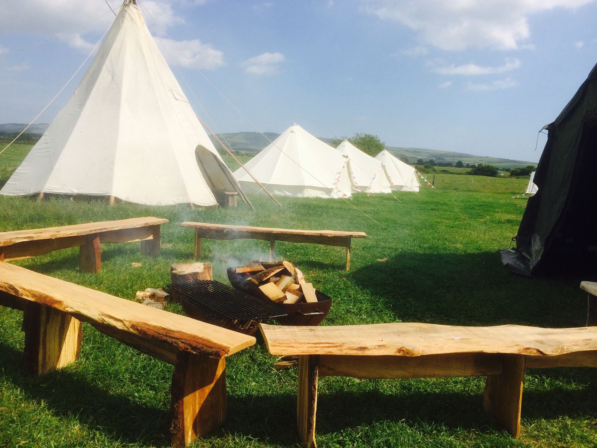 Glamping in Shoreham holidays at Cool Camping