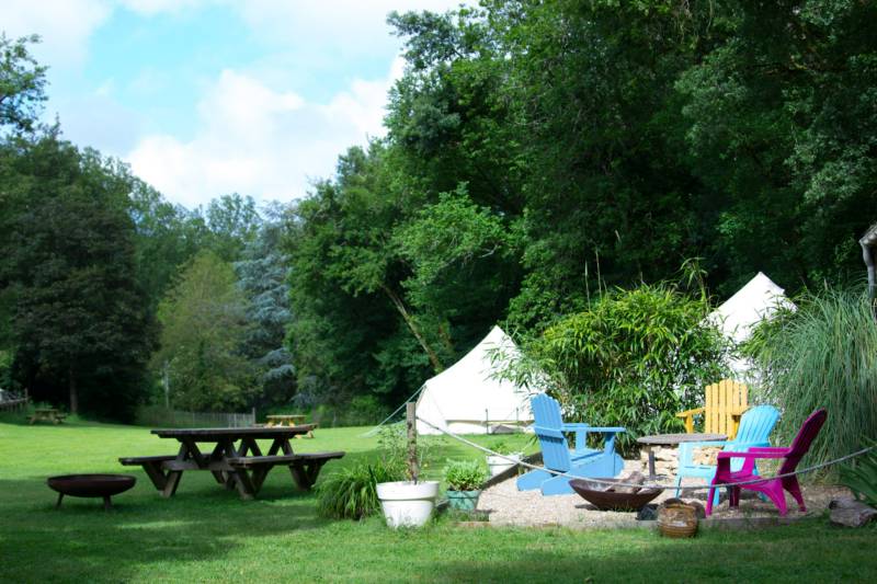 COSY 6m Bell Tent with Jacuzzi
