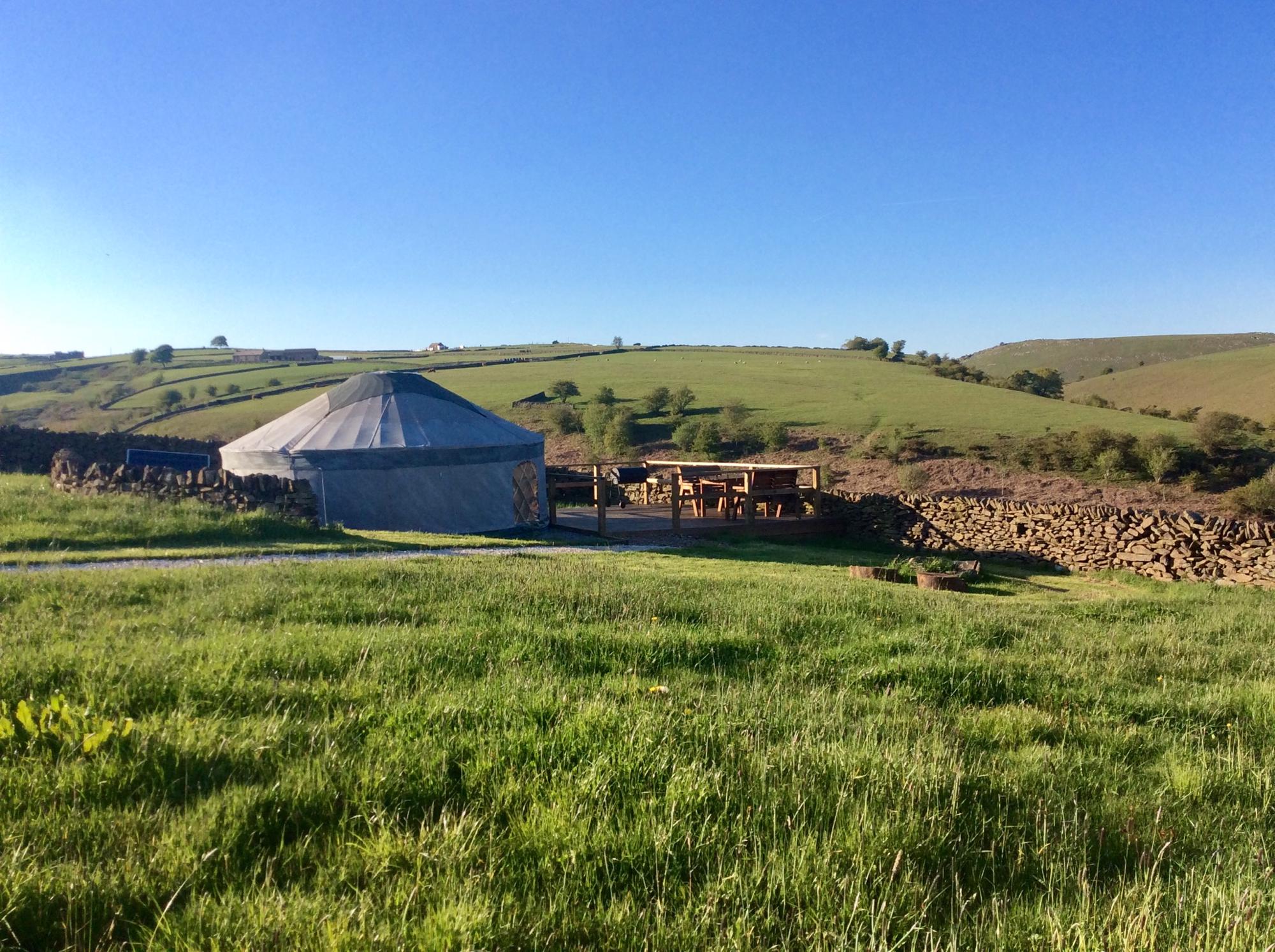 Glamping in Buxton holidays at Glampingly