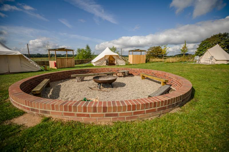Bell Tent - Firepit circle