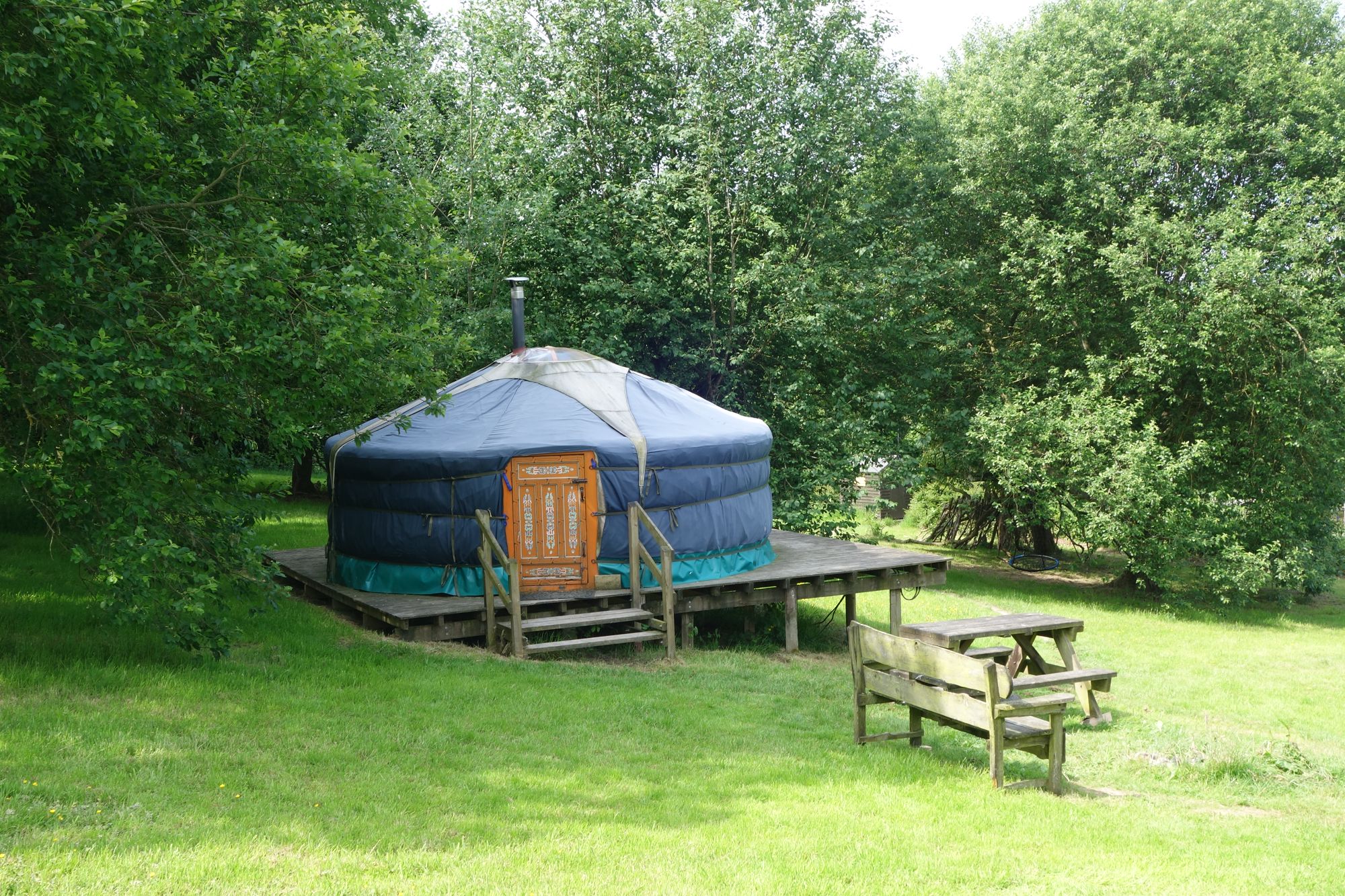 Willow Yurt 4 at Strawberry Skys Yurts - Cool Camping (12850)