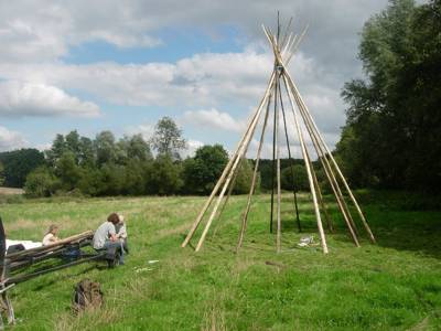 Wild camping pitch - up to 8 people