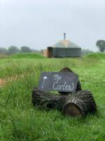 Two-yurt glamping site on a Cumbrian smallholding