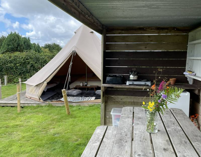 Bottom Field Bell Tent with EHU