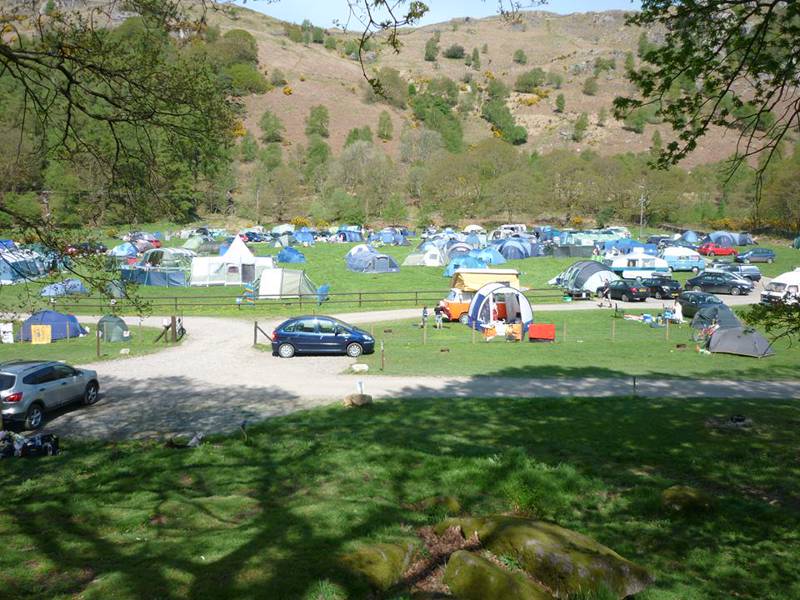 Extra Large tent grass pitch (6 X 6 m)