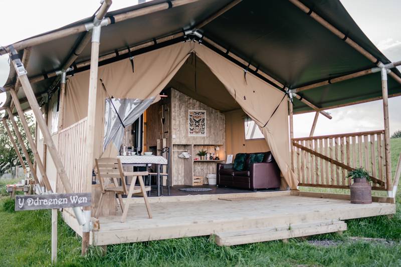 Family-friendly safari tent