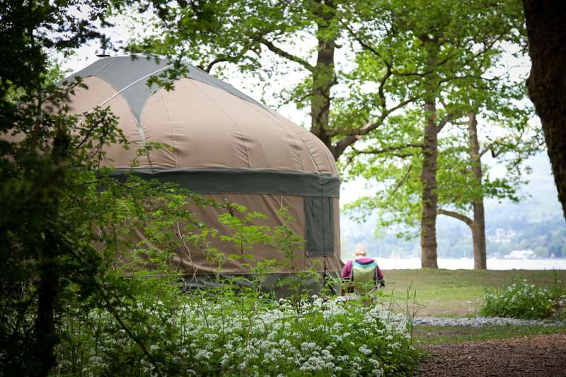 Long Valley Yurts At Low Wray Ambleside