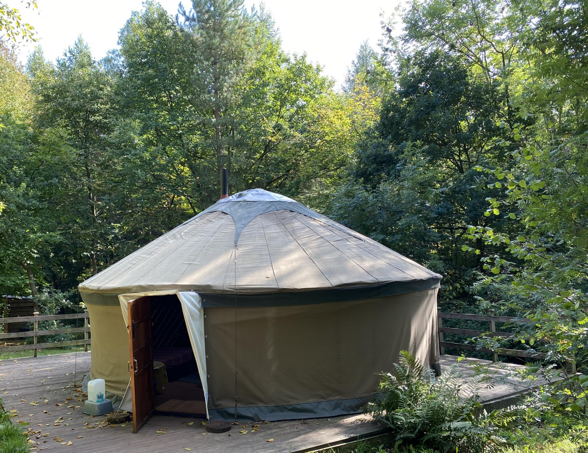 Foxglove Yurt 9 At Woodland Tipis And Yurt Holidays Cool Camping 22360