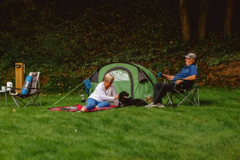 The Dell - small tent grass pitch