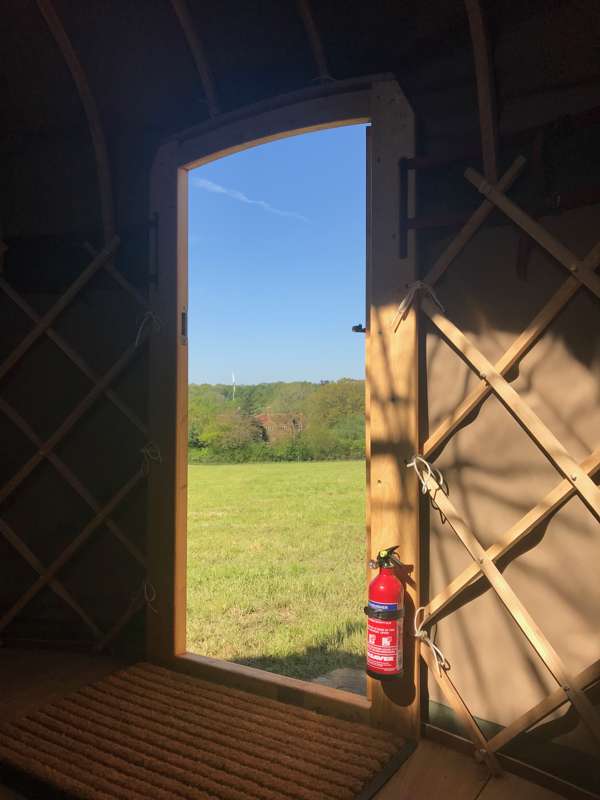 Ash Yurt - 16ft, with outdoor kitchen