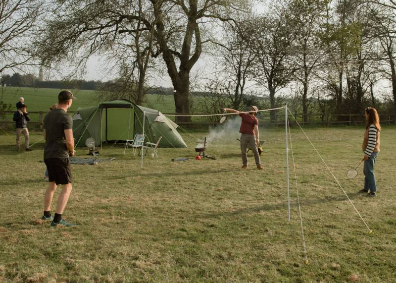 Tent camping for up to 10 people