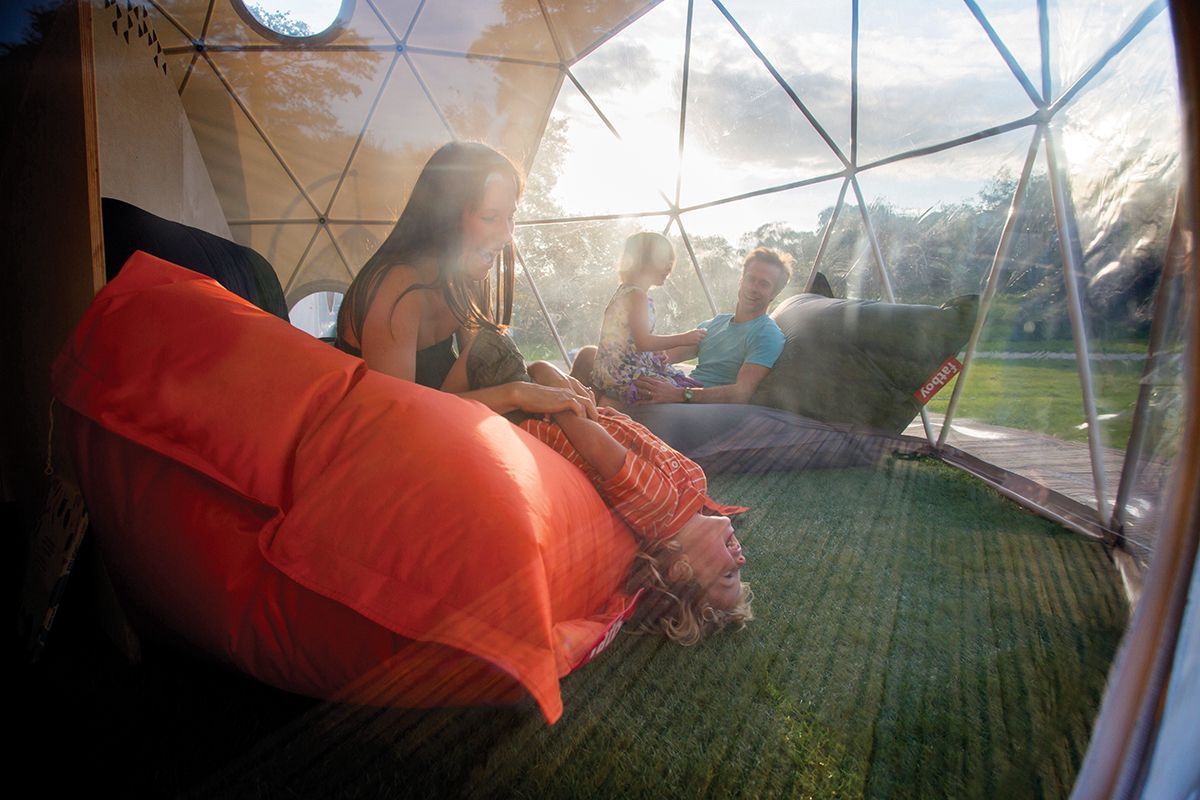 Family-friendly glamping sites