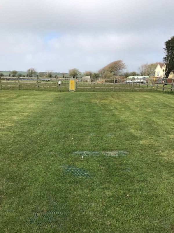 Fully Serviced Pitch with Grass Mesh