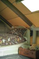 Tinks Shepherd's Hut and Tent by the stream