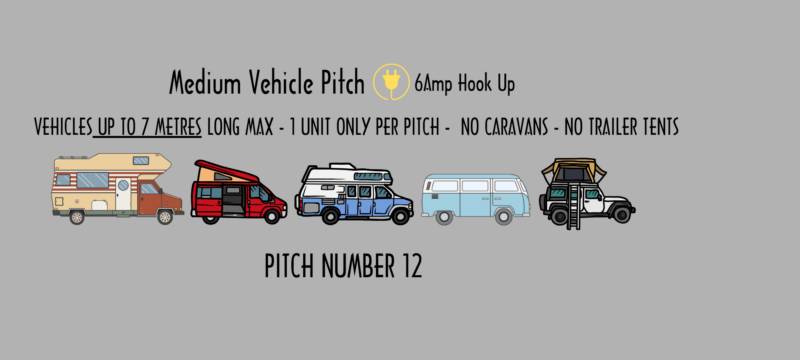 Pitch 12 Medium Vehicle Pitch - Inc 6amp EHU